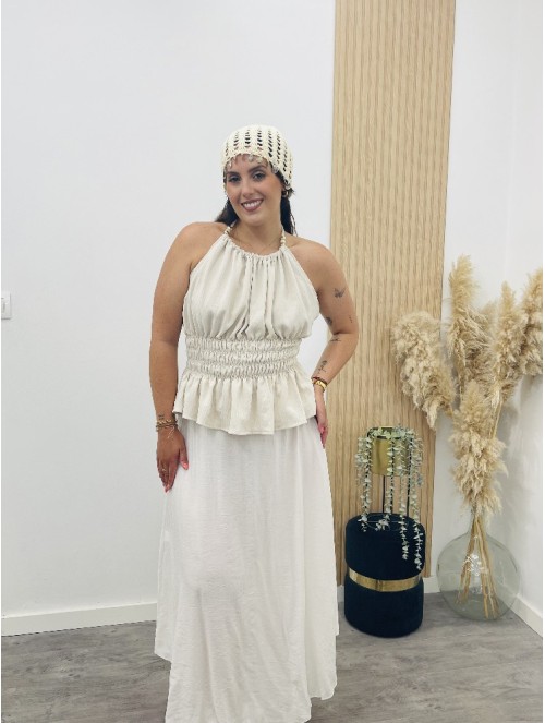 8829 Falda Blanca + Cint