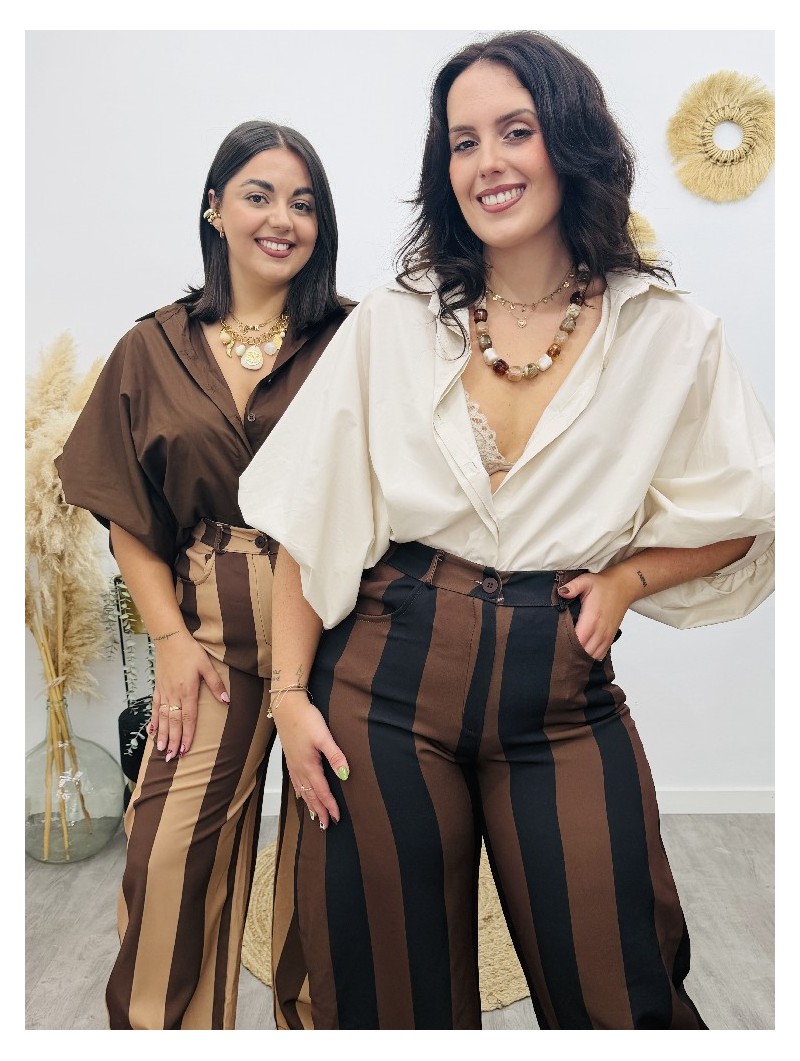 8941 Camisa Popelin Abullonada