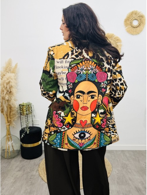 8953 Americana Estampada Frida