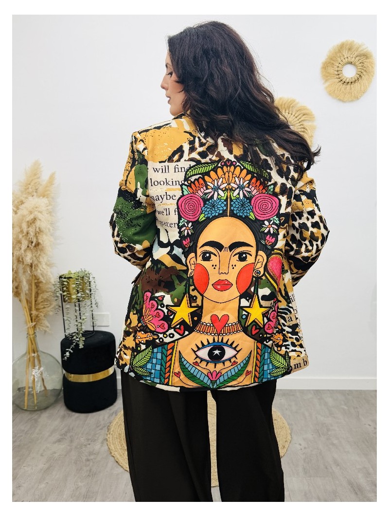 8953 Americana Estampada Frida