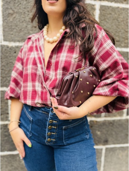 9013 Blusa Cuadros Pendir