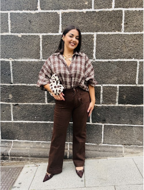 9016 Jeans Valenne Marron