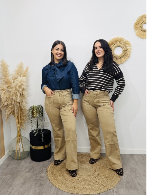 9025 Jeans Valenne Tostado