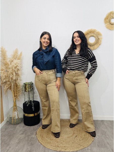 9025 Jeans Valenne Tostado